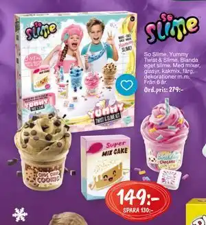 Leklust So Slime. Yummy Twist & Slime., SEK 149 erbjuda