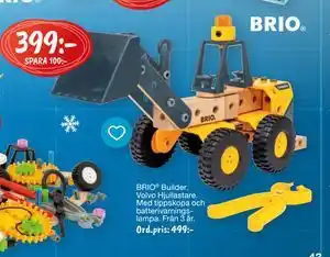 Leklust BRIO Builder Volvo Hjullastare, SEK 399 erbjuda