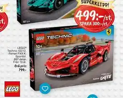 Leklust LEGO Technic 42212, SEK 499 erbjuda