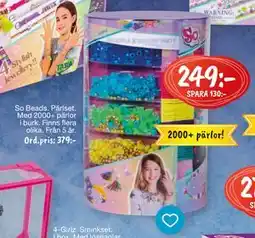 Leklust So Beads Pärlset, SEK 249 erbjuda