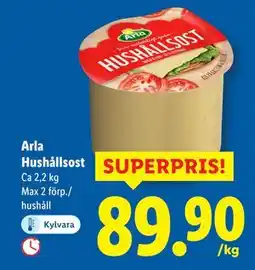 Lidl Arla Hushållsost, SEK 89.9 erbjuda
