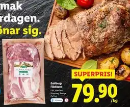 Lidl Dahlbergs Fläskkarré, SEK 79.9 erbjuda