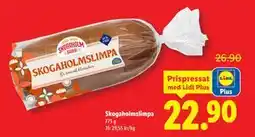 Lidl Skogaholmslimpa, Pris i appen erbjuda