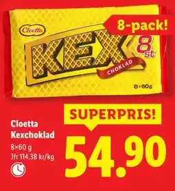Lidl Cloetta Kexchoklad, SEK 54.9 erbjuda