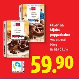 Lidl Favorina Mjuka pepparkakor, SEK 59.9 erbjuda