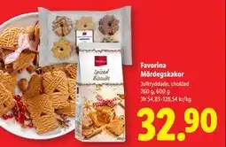 Lidl Favorina Mördegskakor, SEK 32.9 erbjuda
