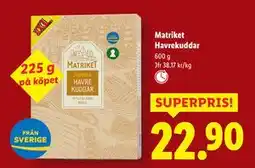 Lidl Matriket Havrekuddar., SEK 22.9 erbjuda