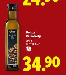 Lidl Deluxe Valnötsolja, SEK 34.9 erbjuda