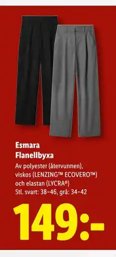 Lidl Esmara Flanellbyxa, SEK 149 erbjuda