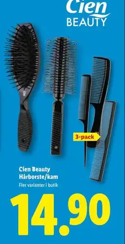Lidl Cien Beauty Hårborste/kam, SEK 14.9 erbjuda