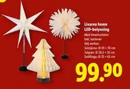 Lidl Livarno home LED-belysning, SEK 99.9 erbjuda