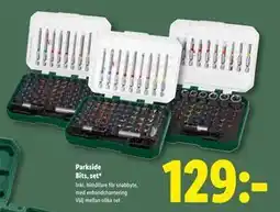 Lidl Parkside Bits, set, SEK 129 erbjuda