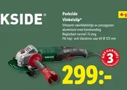 Lidl Parkside Vinkelslip, SEK 299 erbjuda