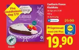 Lidl Confiserie Firenze Kladdkaka., Pris i appen erbjuda