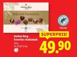 Lidl Anthon Berg Favoriter chokladask, SEK 49.9 erbjuda