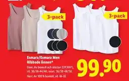 Lidl Esmara/Esmara Men Ribbade linnen, SEK 99.9 erbjuda
