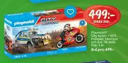 Leklust Playmobil City Action 71875 Polisjakt, SEK 699 erbjuda