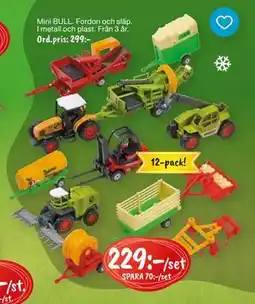 Leklust Mini BULL Fordon och släp, SEK 229 erbjuda