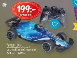 Leklust Formel 1-bil, SEK 199 erbjuda