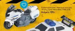Leklust Polismotorcykel, SEK 99 erbjuda