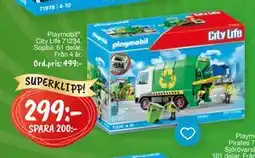 Leklust Playmobil City Life 71234 Sopbil, SEK 299 erbjuda