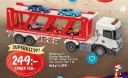 Leklust Biltransport Scania, SEK 249 erbjuda