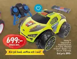 Leklust Nikko VaiporizR 4 Radiostyrd bil, SEK 699 erbjuda