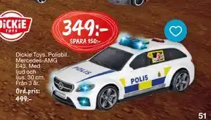 Leklust Dickie Toys Polisbil Mercedes-AMG E43, SEK 349 erbjuda