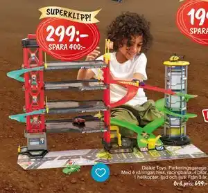 Leklust Dickie Toys Parkeringsgarage, SEK 299 erbjuda
