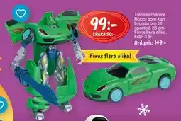 Leklust Transformerare, SEK 149 erbjuda