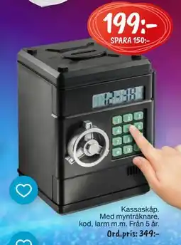 Leklust Kassaskåp, SEK 199 erbjuda