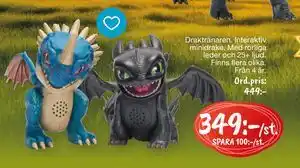 Leklust Draktränaren Interaktiv minidrake, SEK 349 erbjuda