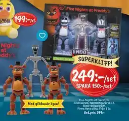 Leklust Five Nights At Freddy's Endoseries Samlarfigurer 3-i-1, SEK 249 erbjuda