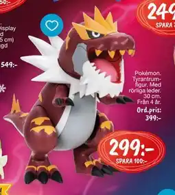 Leklust Pokémon. Tyrantrumfigur., SEK 299 erbjuda
