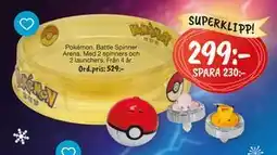 Leklust Pokémon. Battle Spinner Arena., SEK 299 erbjuda