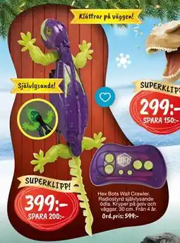 Leklust Hex Bots Wall Crawler, SEK 399 erbjuda