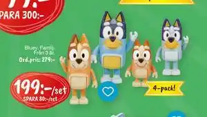 Leklust Bluey Familj, SEK 199 erbjuda