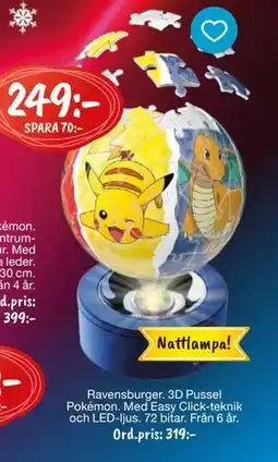 Leklust Ravensburger 3D Pussel Pokémon, SEK 319 erbjuda