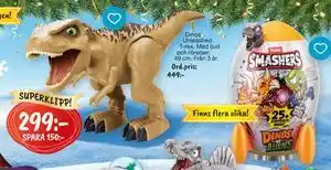 Leklust Dinos Unleashed T-rex, SEK 299 erbjuda