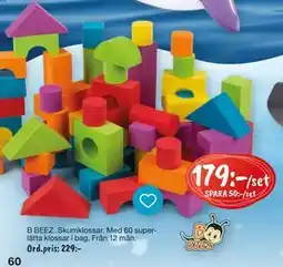 Leklust B BEEZ Skumklossar, SEK 179 erbjuda