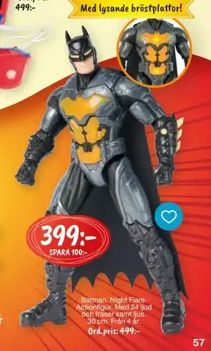 Leklust Batman. Night Flare Actionfigur, SEK 399 erbjuda