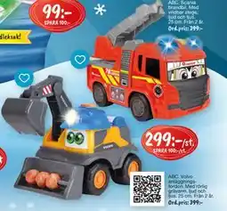 Leklust ABC. Scania brandbil, SEK 299 erbjuda