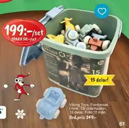 Leklust Viking Toys Fordonset, SEK 249 erbjuda