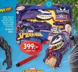 Leklust Nerf Marvel Spider-Man VenomVersus Blaster, SEK 399 erbjuda