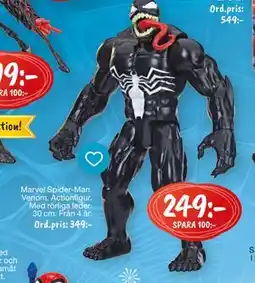 Leklust Marvel Spider-Man. Venom. Actionfigur., SEK 249 erbjuda