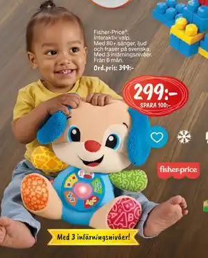 Leklust Fisher-Price Interaktiv valp, SEK 299 erbjuda