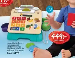 Leklust Hape. Magic Touch Kassaapparat, SEK 449 erbjuda