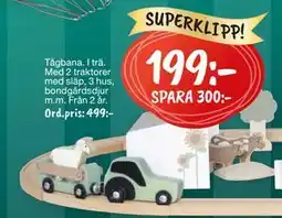 Leklust Tågbana I trä, SEK 199 erbjuda