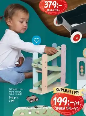 Leklust Bilbana I trä, SEK 199 erbjuda