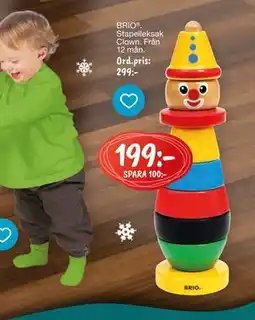 Leklust BRIO Stapelleksak Clown, SEK 199 erbjuda